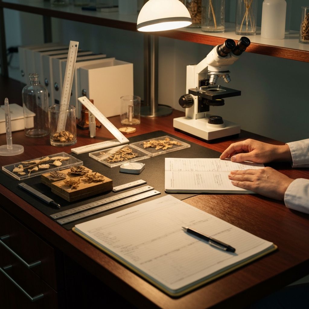 Systematic research methodology showing evidence collection and analysis